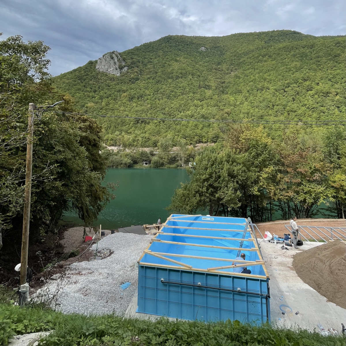 dostava bazena na lokaciju